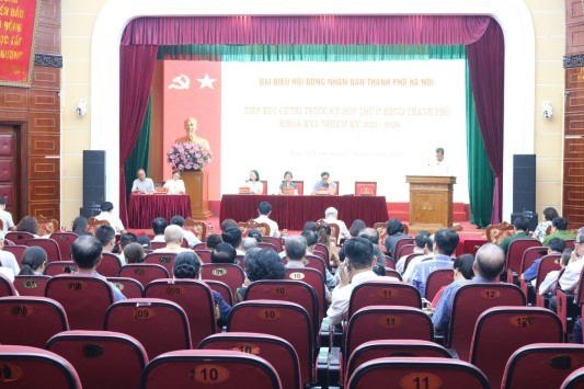 Đại biểu HĐND Thành phố tiếp xúc cử tri quận Nam Từ Liêm